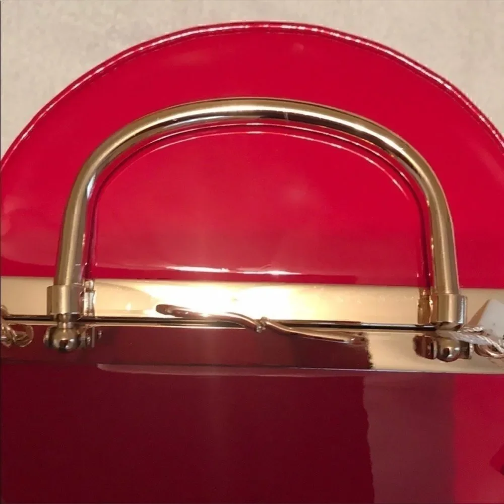 Red and Gold Patent convertible bag​​​​​​​​​​​​​​​​​​​​​​​ - Picture 5 of 6